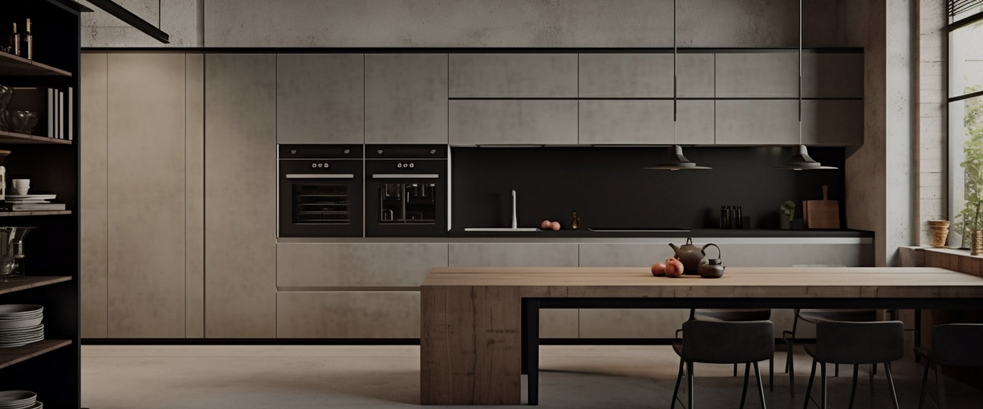 Không gian phòng bếp
Sang trọng & tối giản