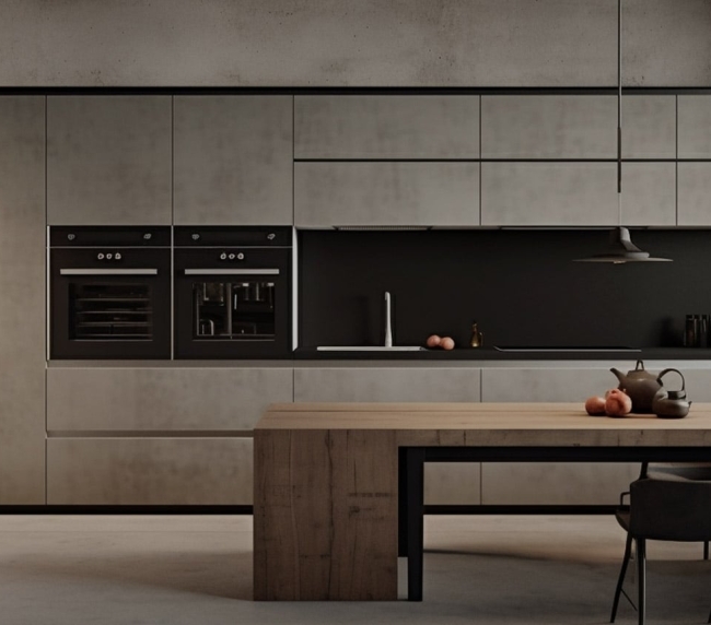 Dự án phòng bếp tối giản