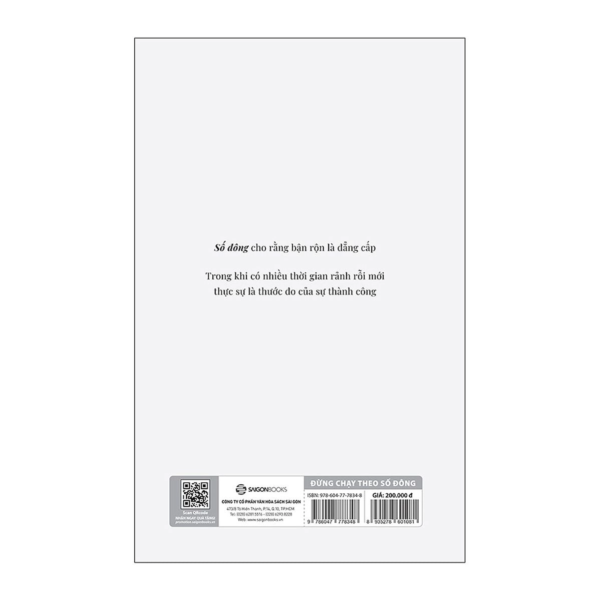 Đừng Chạy Theo Số Đông